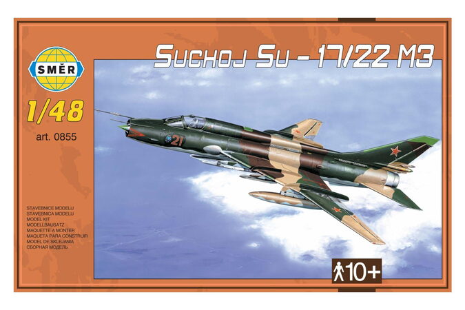 Směr Model Suchoj SU - 17/22 M3 1:48 v krabici 35x22x5cm