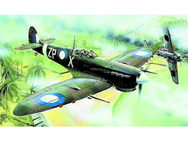 Směr Model Supermarine Spitfire MK.VC 1:72 12,8x15,3cm v krabici 25x14,5x4,5cm