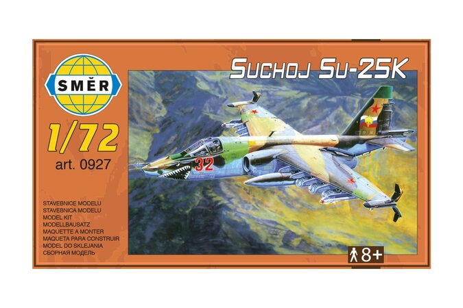 Směr Model Suchoj Su-25K 1:72 21x20cm v krabici 25x14x4,5cm