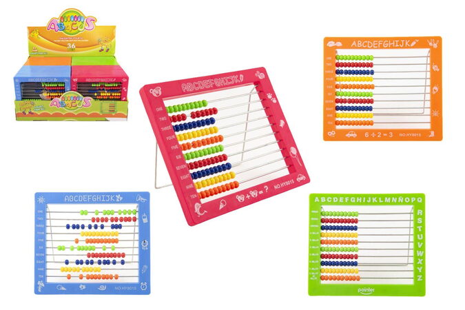 Počítadlo kuličkové plast 19cm