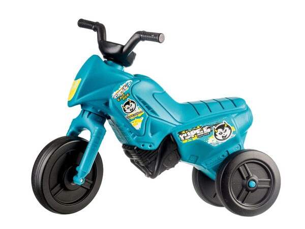 Odrážedlo Enduro Yupee tyrkysové malé plast výška sedadla 26cm nosnost do 25kg 1