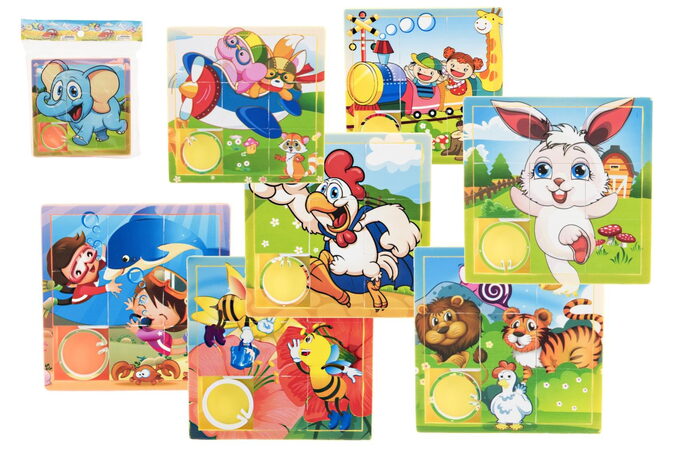 Teddies Přesouvačka hlavolam plast 10cm asst mix druhů v sáčku