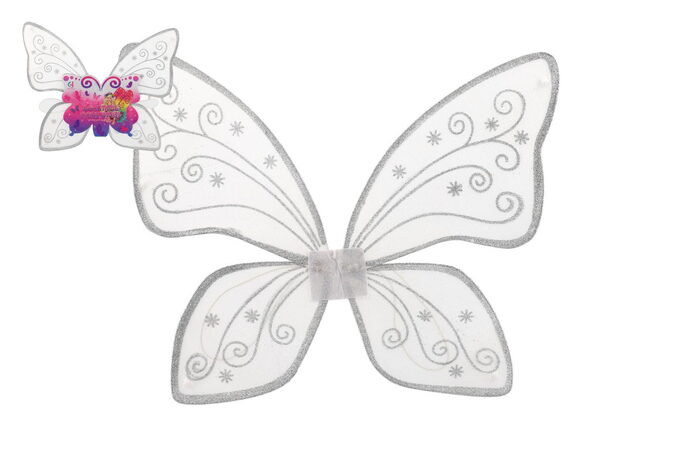 Křídla motýlí nylon 49x43cm v sáčku karneval