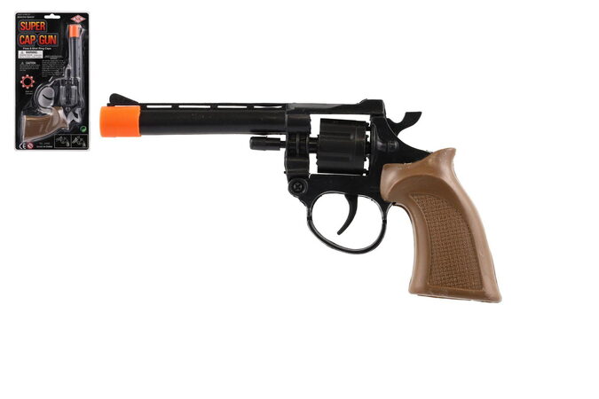 Teddies Pistole na kapsle 20 cm 8 ran na kartě