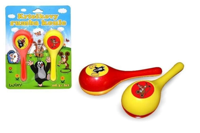 Wiky Krtečkovy Rumba koule 2ks plast 17cm na kartě
