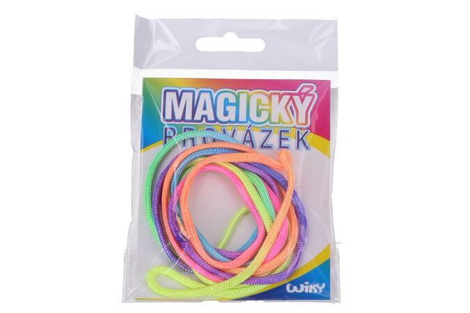 Přebírání provázku ruční retro magická hra 80cm 1ks v sáčku