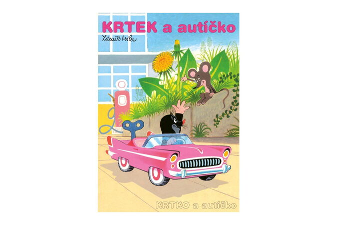 Omalovánky Krtek a autíčko A4