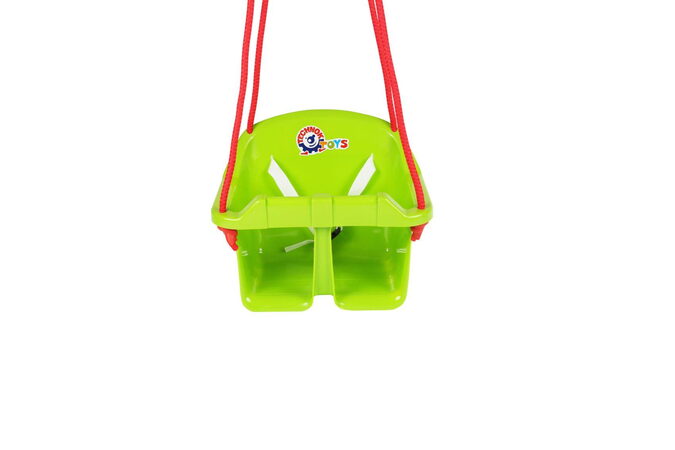 Teddies Houpačka Baby plast zelená nosnost 20kg 36x30x29cm 24m+