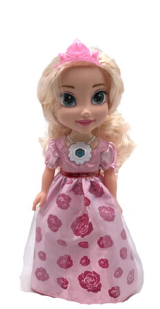 Teddies Panenka princezna Růženka plast 35cm česky mluvící na baterie se zvukem 17x37x10cm