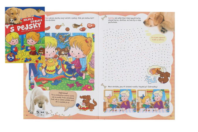 Pracovní sešit Hravá školka s pejsky CZ verze 20x28,5cm