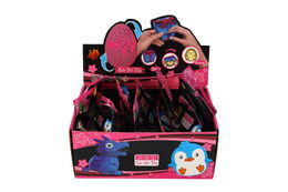 Zvířátko/dárek obracecí silikon 6-14cm mix druhů v sáčku 12ks v boxu