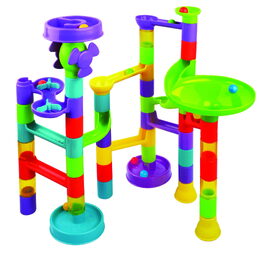 Kuličková dráha plast 55ks v krabici 27x35x8cm