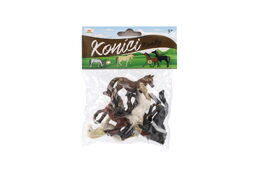Kůň malý 6ks plast 6-7cm v sáčku