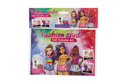 Kreativní sada módní návrhářka kouzlení fóliovými obrázky v sáčku 23,5x23cm