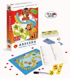 Abeceda není nuda společenská vzdělávací hra v krabici 19x29x4cm