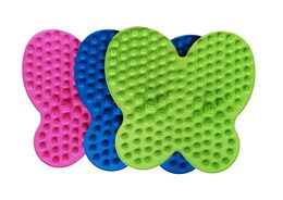 Podložka na masáž nohou plast 36x38cm 3 barvy v sáčku