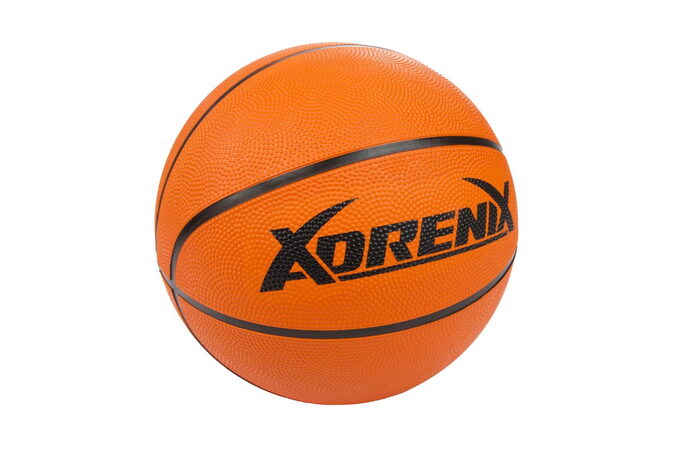 Míč basketbalový Adrenix nafouknutý 31cm vel. 7 v sáčku