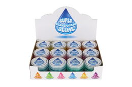 Sliz - hmota průhledná 7cm mix barev 24ks v boxu