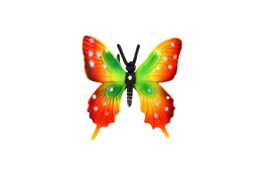 Motýl tropický Papilio/otakárek barevný zooted plast 6cm v sáčku