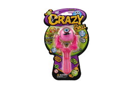 Prak se smajlíkem plast 14cm 3 barvy na kartě 13x22x4cm