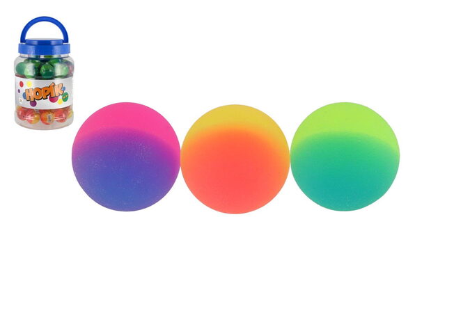 Hopík duhový 3,2cm mix barev 70ks v dóze