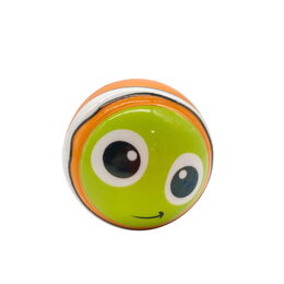 Míček skákací zvířátko guma 6cm 4 druhy v sáčku 12 ks v boxu