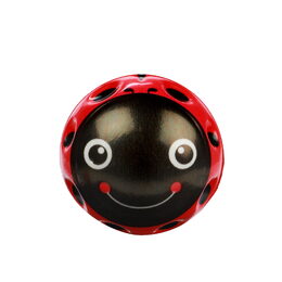 Míček skákací zvířátko guma 6cm 4 druhy v sáčku 12 ks v boxu