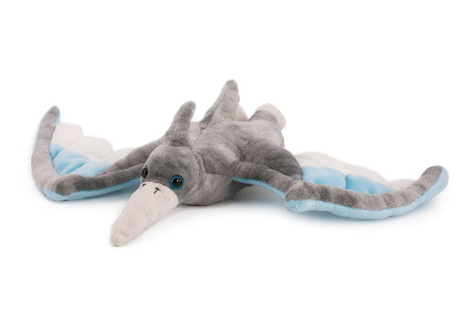Pterosaur plyš 40x28cm šedivý 0m+