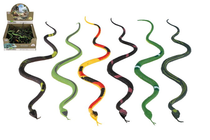 Had plast 23cm mix druhů 60ks v boxu