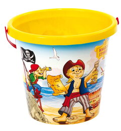 Kbelík na písek plast 21x18cm mix barev 18m+