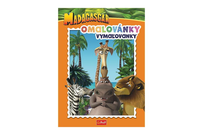 Omalovánky Madagascar 20x27,5cm