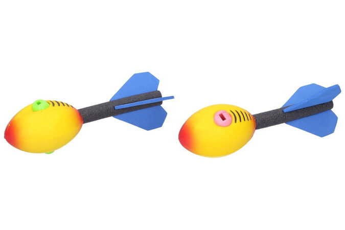Šipka házecí pěnová pískající 16cm 24ks v boxu