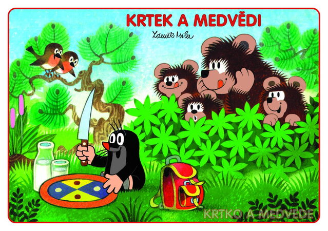 Omalovánky A5 - Krtek a medvědi 21x15cm