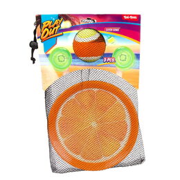 Lambáda/Catch ball hra s míčkem na suchý zip ovoce 18cm 3 druhy v látkovém sáčku