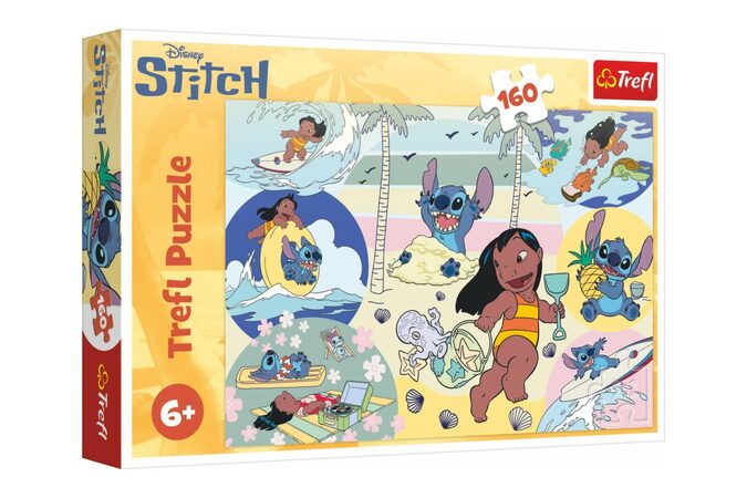 Puzzle Pravidla Stitche 41x27,5cm 160 dílků v krabici 29x19x4cm