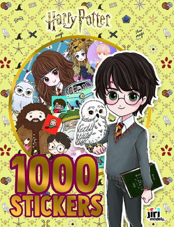 Samolepkový sešit Harry Potter 1000 samolepek 23,5x30cm