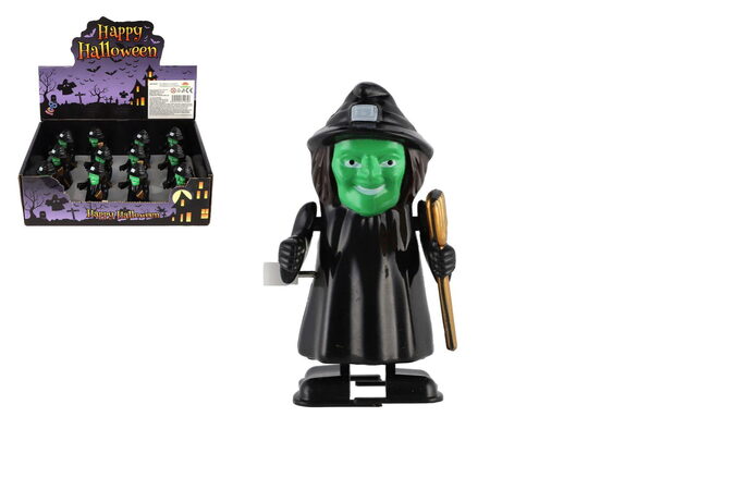 Čarodějnice chodící na natažení plast 7cm 12ks v boxu