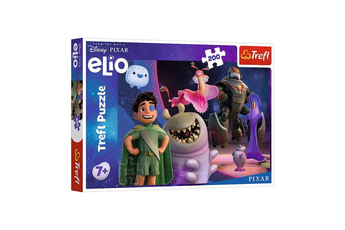 Puzzle Elio ve vzdálené galaxii 200 dílků 48x34cm v krabici 33x23x4cm