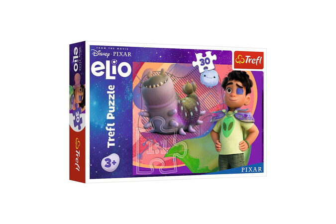 Puzzle Seznamte se s Eliem 30 dílků 27x20cm v krabičce 21x14x4cm