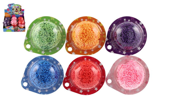 Modelína/Plastelína kuličková na kartě 9,5x11cm mix barev 24ks v boxu