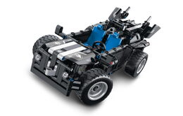 Stavebnice iM.MASTER terénní auto 2v1 plast 391 dílků v krabici 31x23x6,5cm