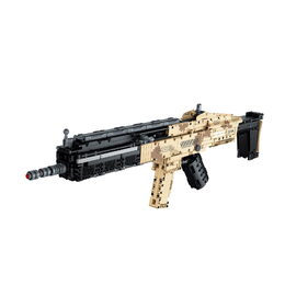 Stavebnice iM.MASTER automatická puška/samopal 1289 dílků v krabici 35x27x7cm