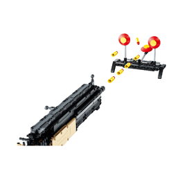 Stavebnice iM.MASTER automatická puška/samopal 1289 dílků v krabici 35x27x7cm