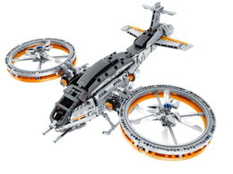 Stavebnice iM.MASTER vesmírná loď s mechanickým pohonem plast 850 dílků v krabici 35x27x7cm