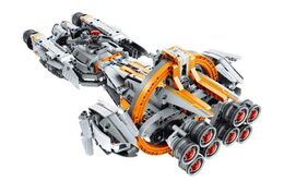 Stavebnice iM.MASTER vesmírná loď s mechanickým pohonem plast 955 dílků v krabici 35x27x7cm