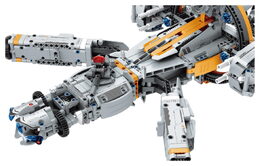 Stavebnice iM.MASTER vesmírná loď s mechanickým pohonem plast 955 dílků v krabici 35x27x7cm