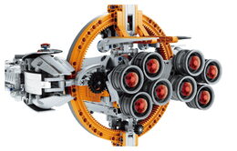 Stavebnice iM.MASTER vesmírná loď s mechanickým pohonem plast 955 dílků v krabici 35x27x7cm