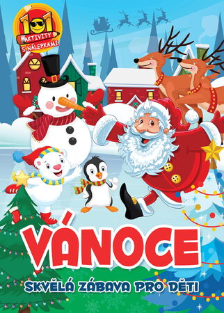 Pracovní sešit 101 aktivit s nálepkami Vánoce CZ verze 21x30cm