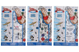 Tetování pro kluky mix druhů v sáčku 36ks v boxu