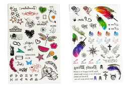 Tetování pro dívky mix druhů v sáčku 38ks v boxu